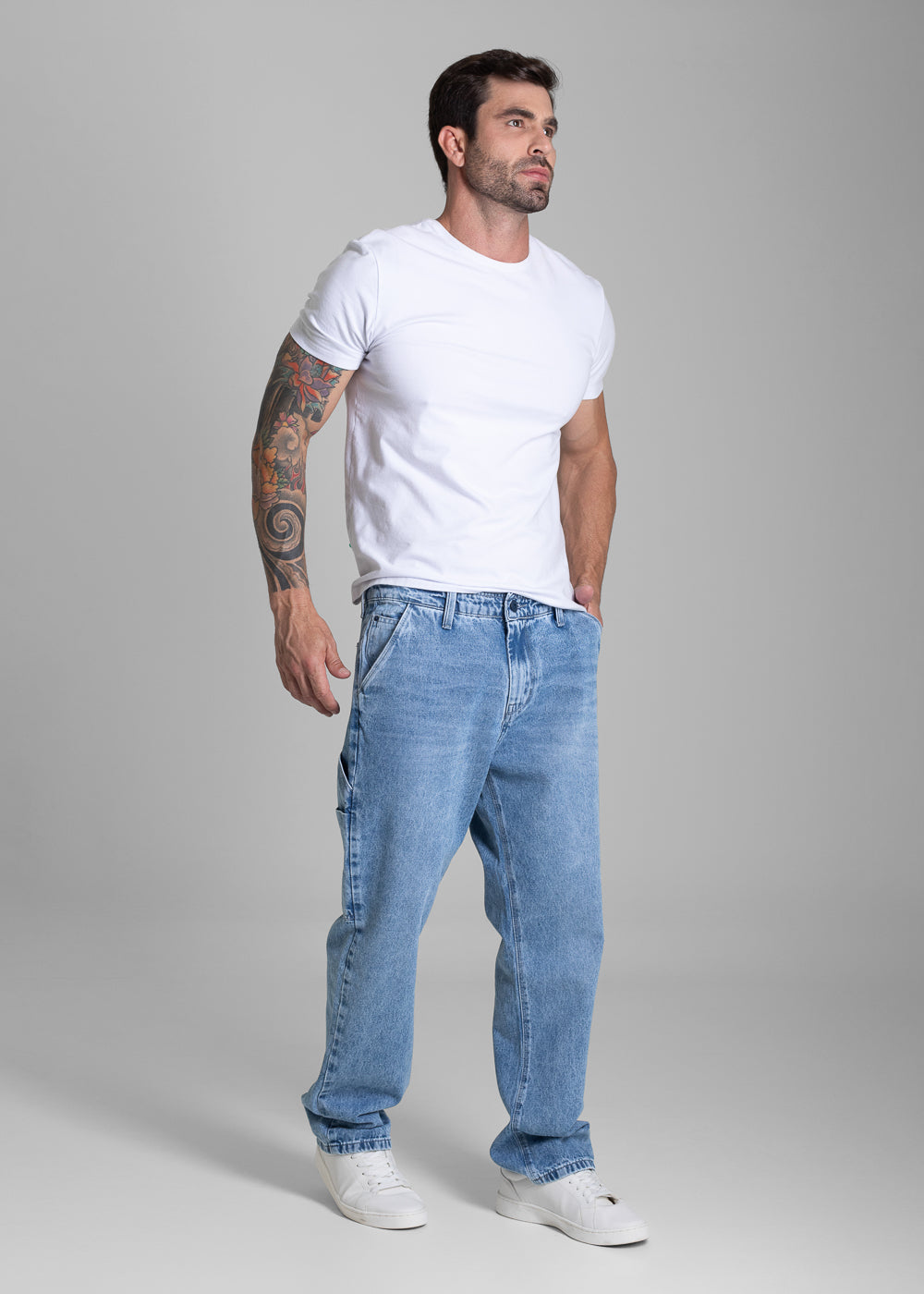 Calça Jeans Sawary Relaxed - 281749 AZUL