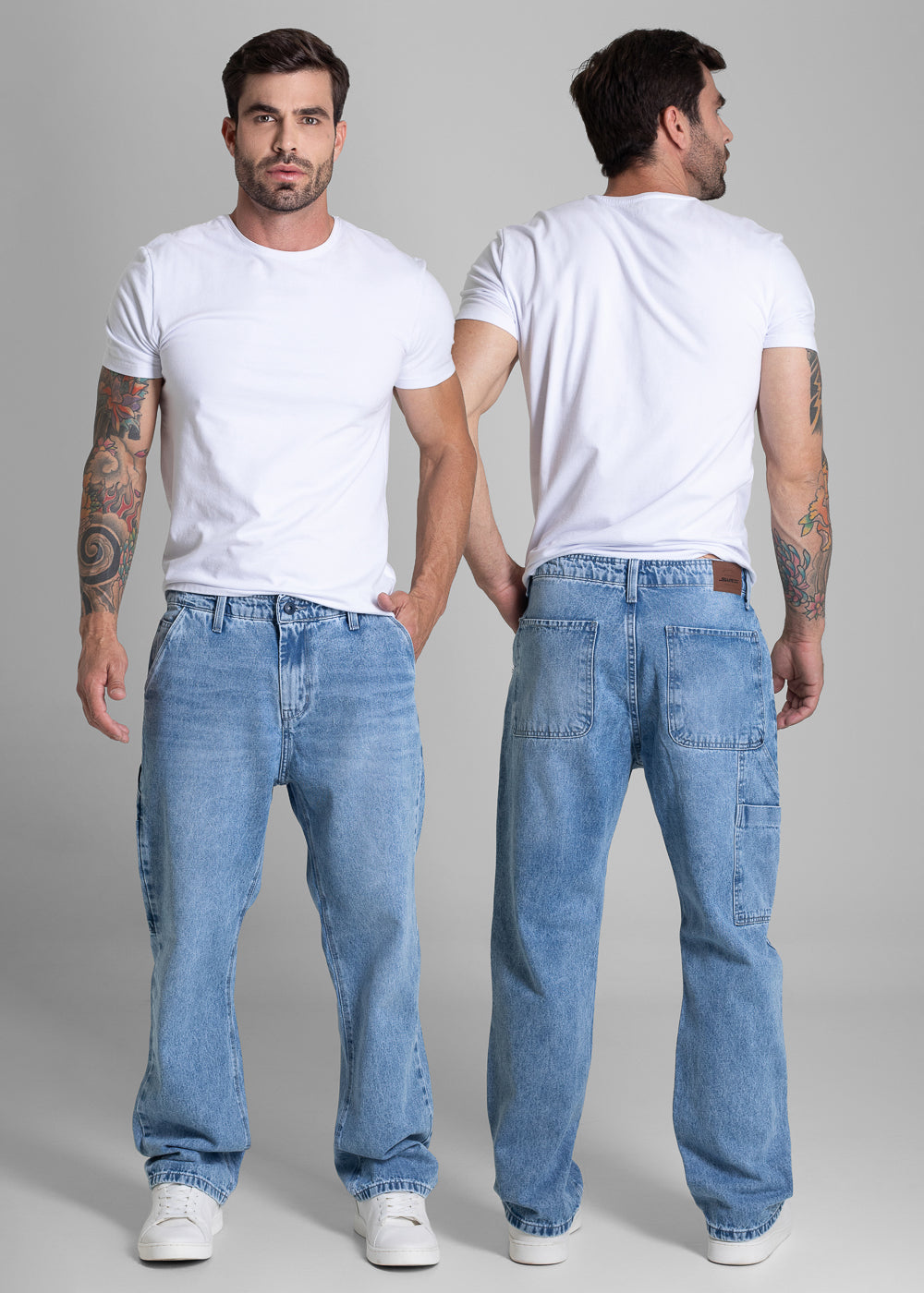 Calça Jeans Sawary Relaxed - 281749 AZUL