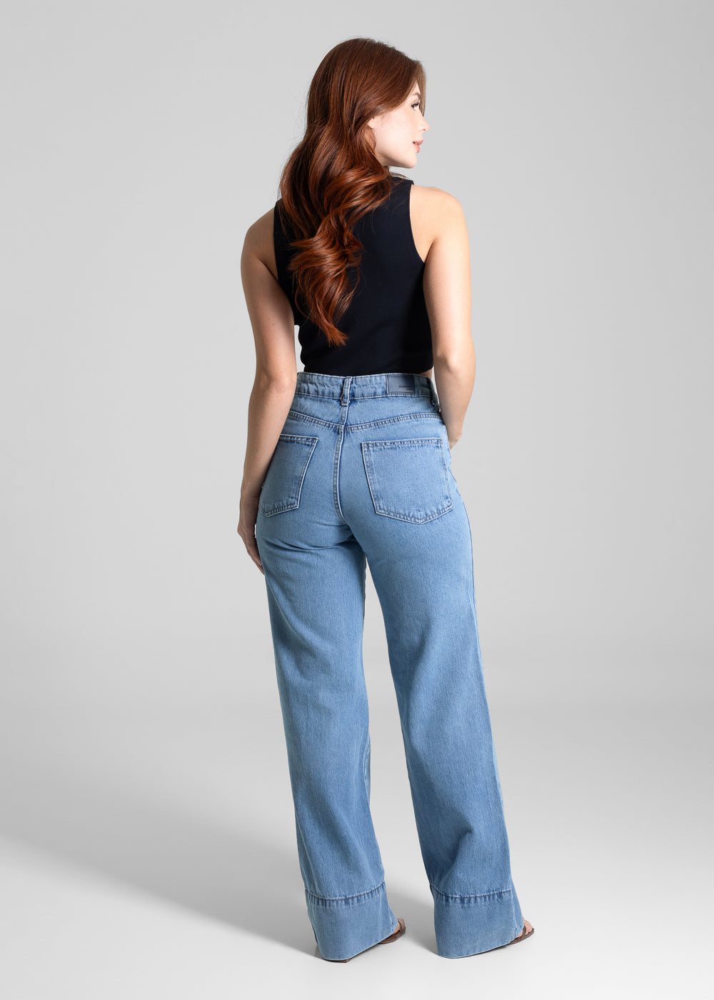 Calça Jeans Sawary Wide Leg - 281760 AZUL