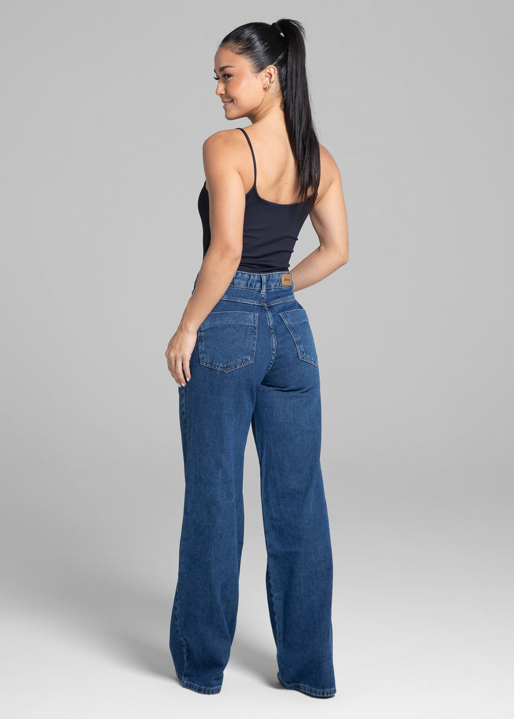 Calça Jeans Sawary Wide Leg - 281762 AZUL