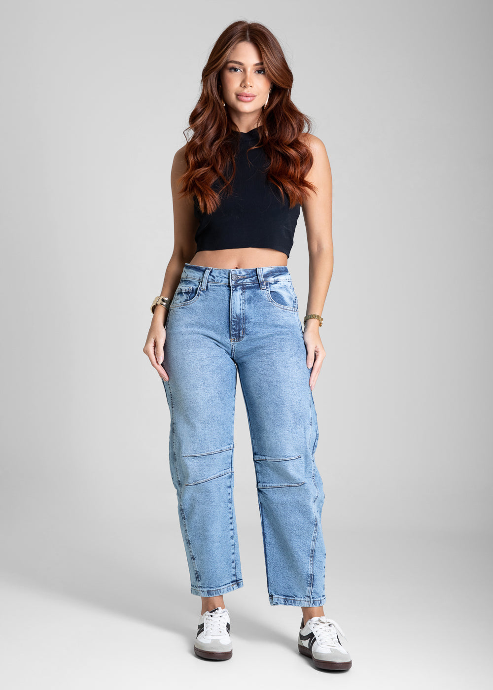 Calça Jeans Sawary Barrel - 281766 AZUL