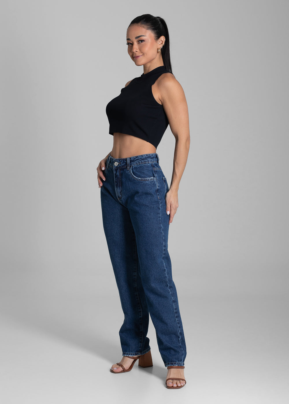 Calça Jeans Sawary Reta - 281781 AZUL