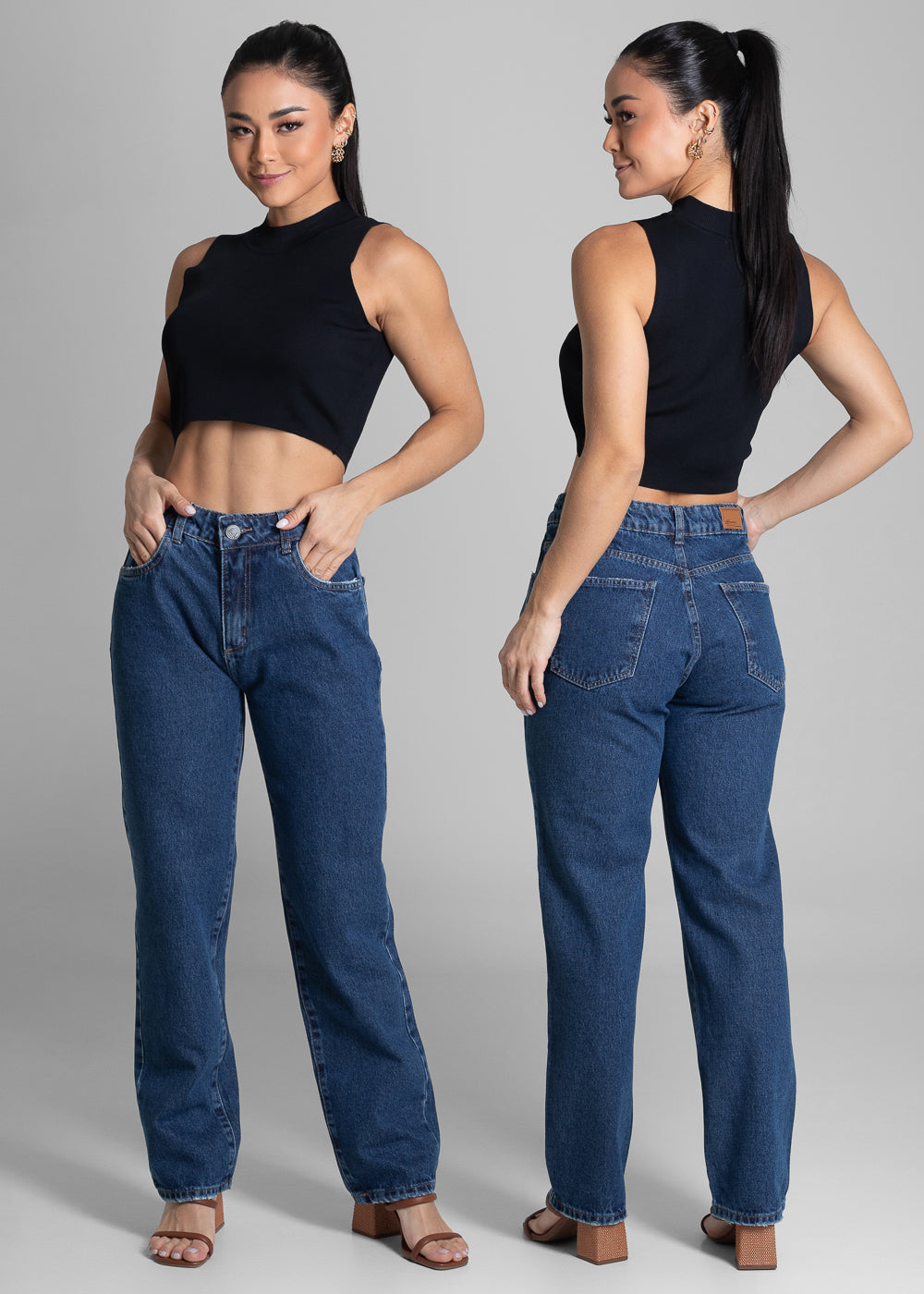 Calça Jeans Sawary Reta - 281781 AZUL