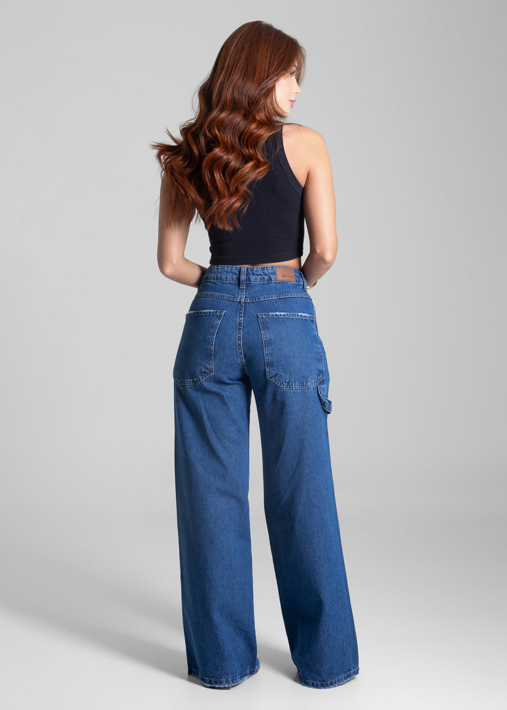 Calça Jeans Sawary Wide Leg - 281783 AZUL
