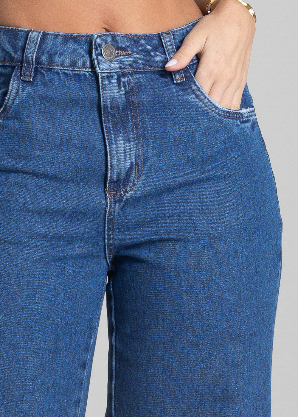 Calça Jeans Sawary Wide Leg - 281783 AZUL