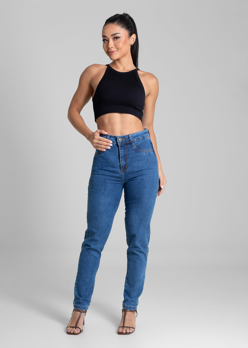 Calça Jeans Sawary Super Lipo - 281805 AZUL