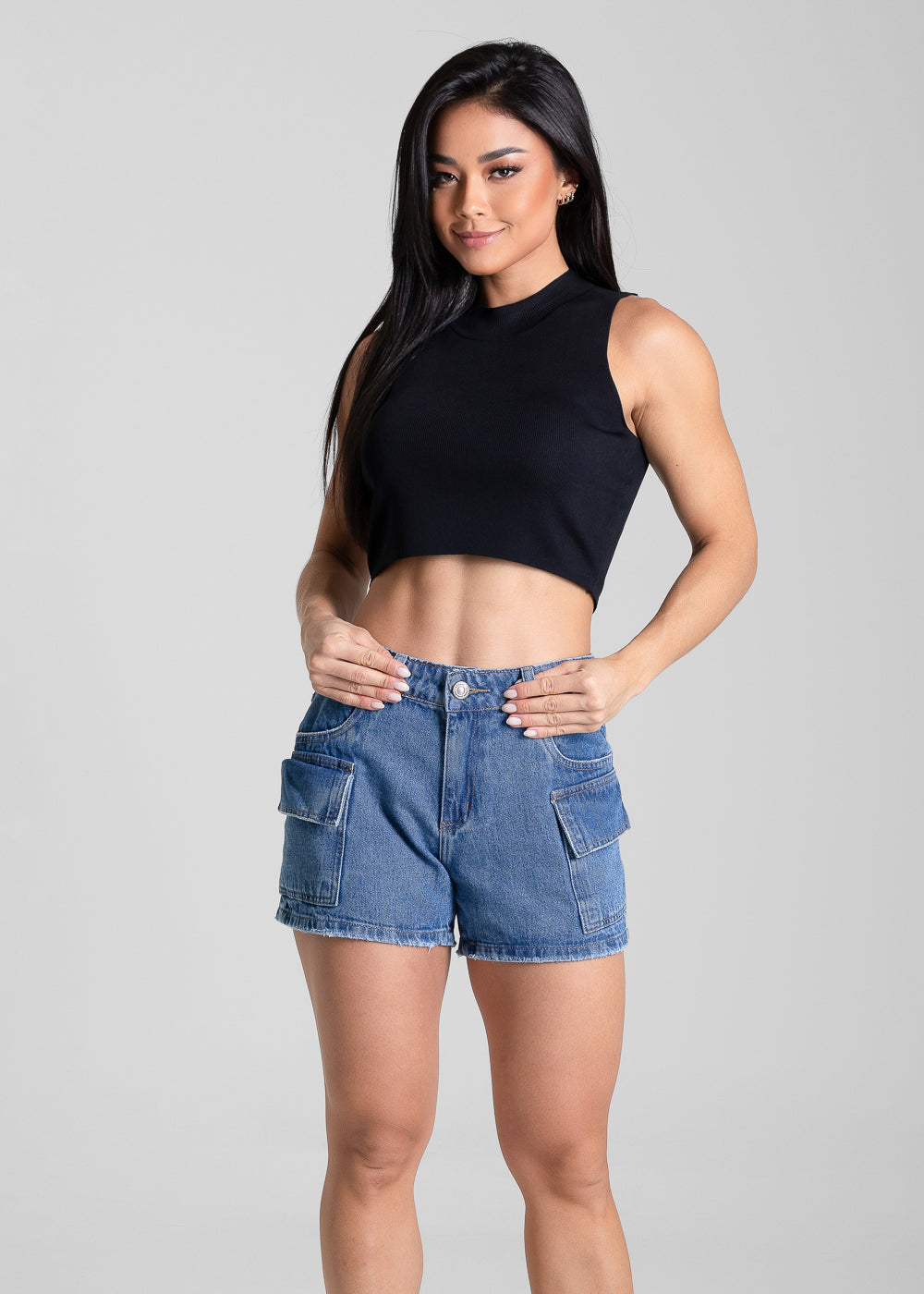 Shorts Jeans Sawary - 281806 AZUL