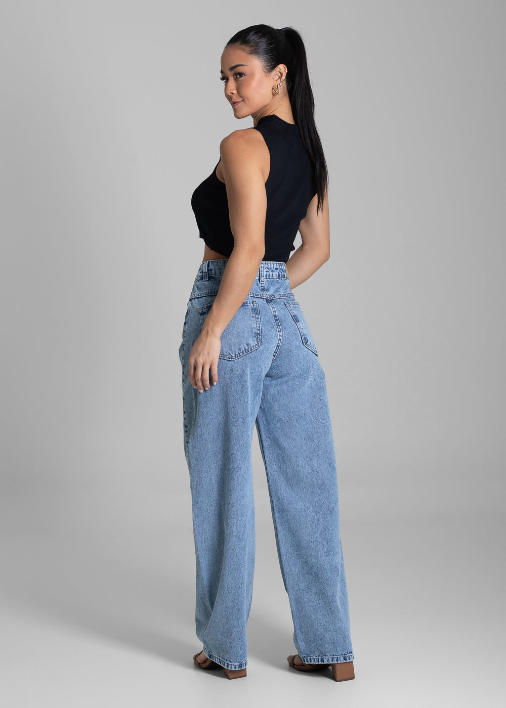 Calça Jeans Sawary Barrel - 281807 AZUL