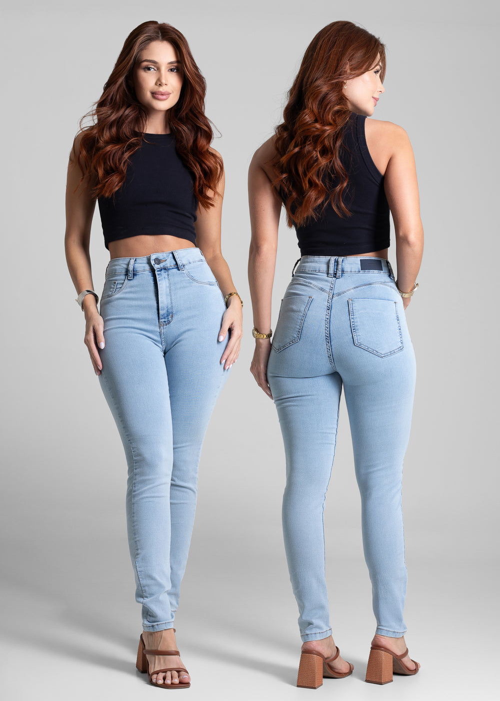 Calça Jeans Sawary Cigarrete - 281812 AZUL
