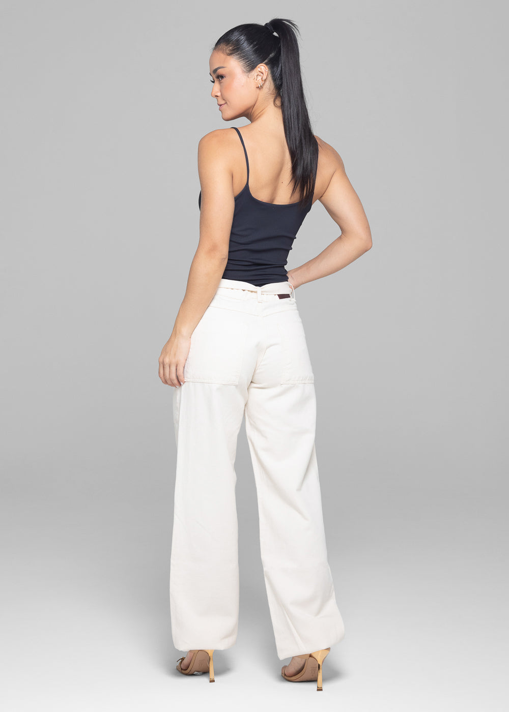 Calça Sarja Sawary Balonê - 281813 CRU