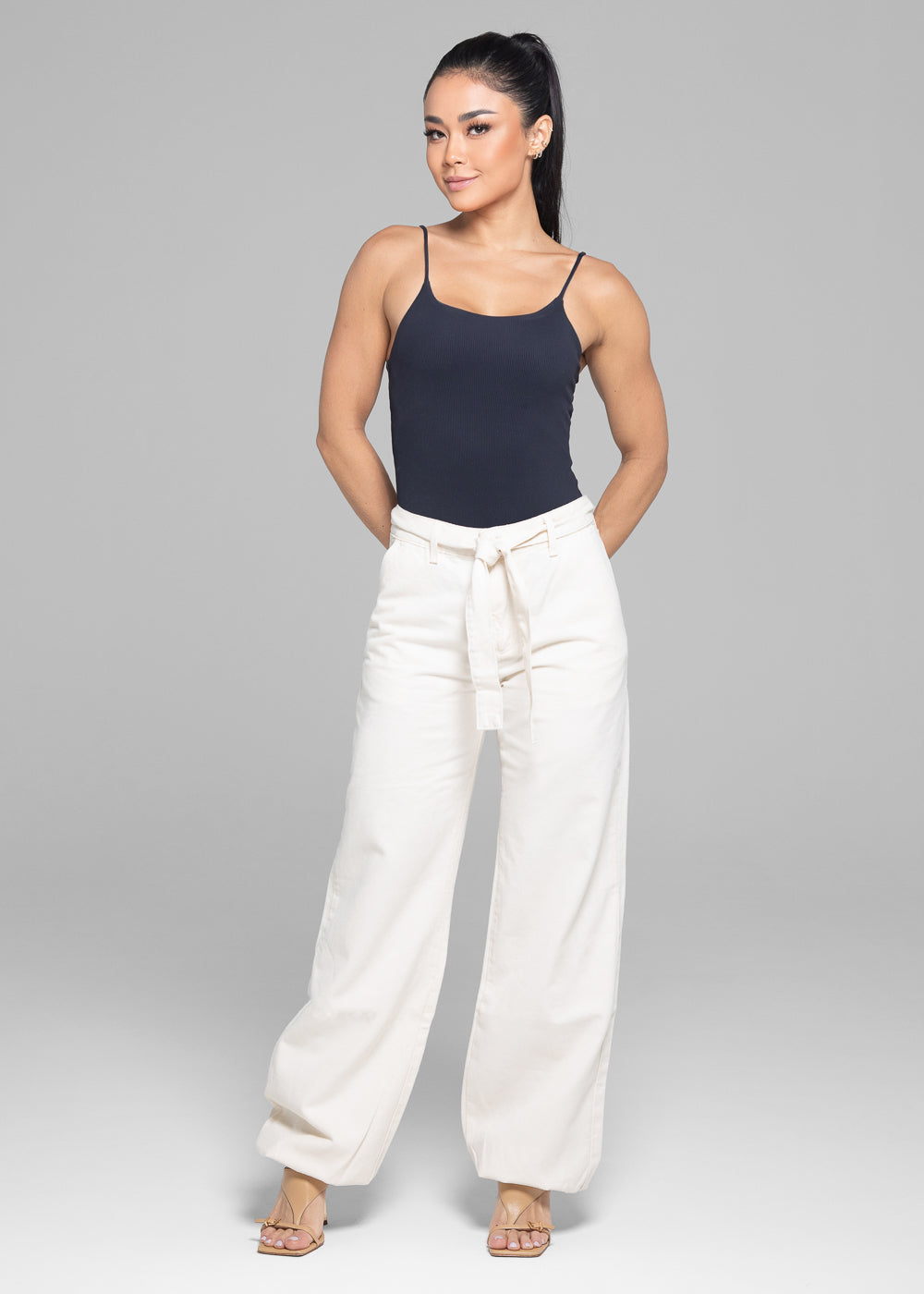 Calça Sarja Sawary Balonê - 281813 CRU