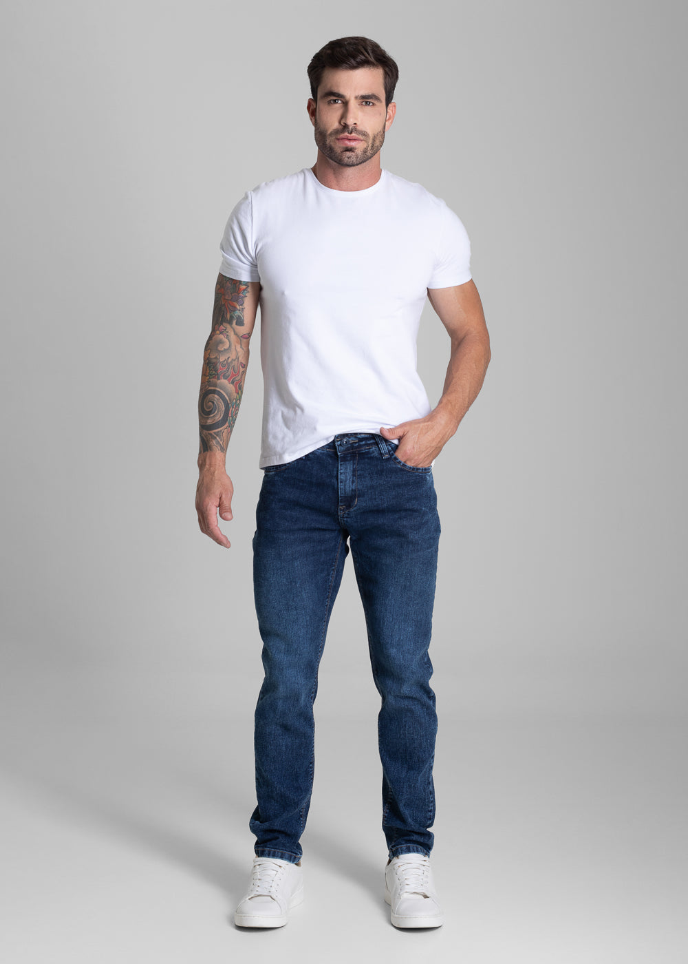 Calça Jeans Sawary Slim - 281814 AZUL