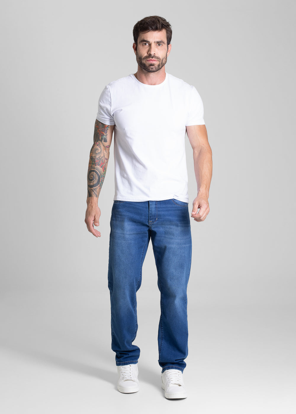 Calça Jeans Sawary Reta - 281820 AZUL