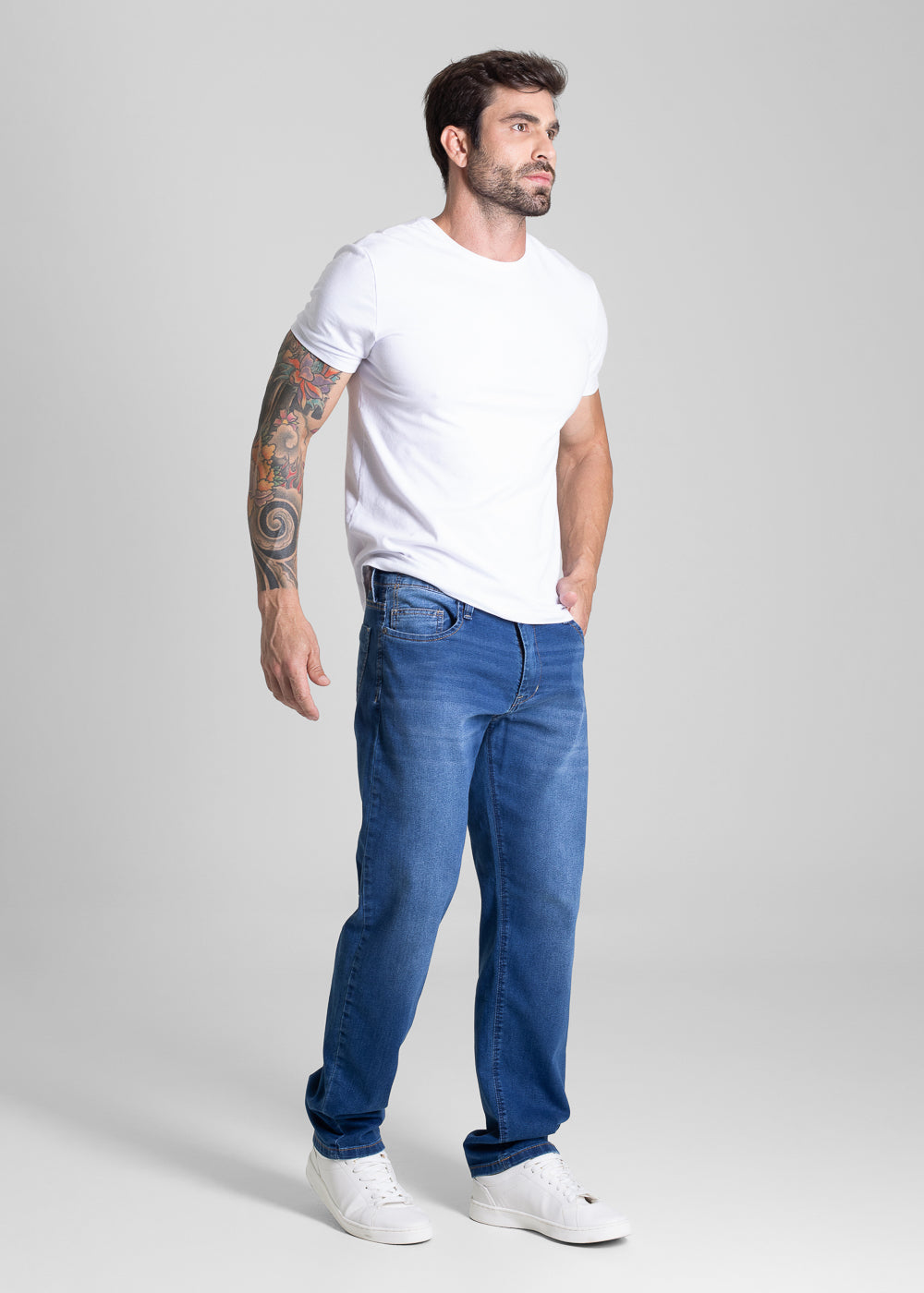 Calça Jeans Sawary Reta - 281820 AZUL
