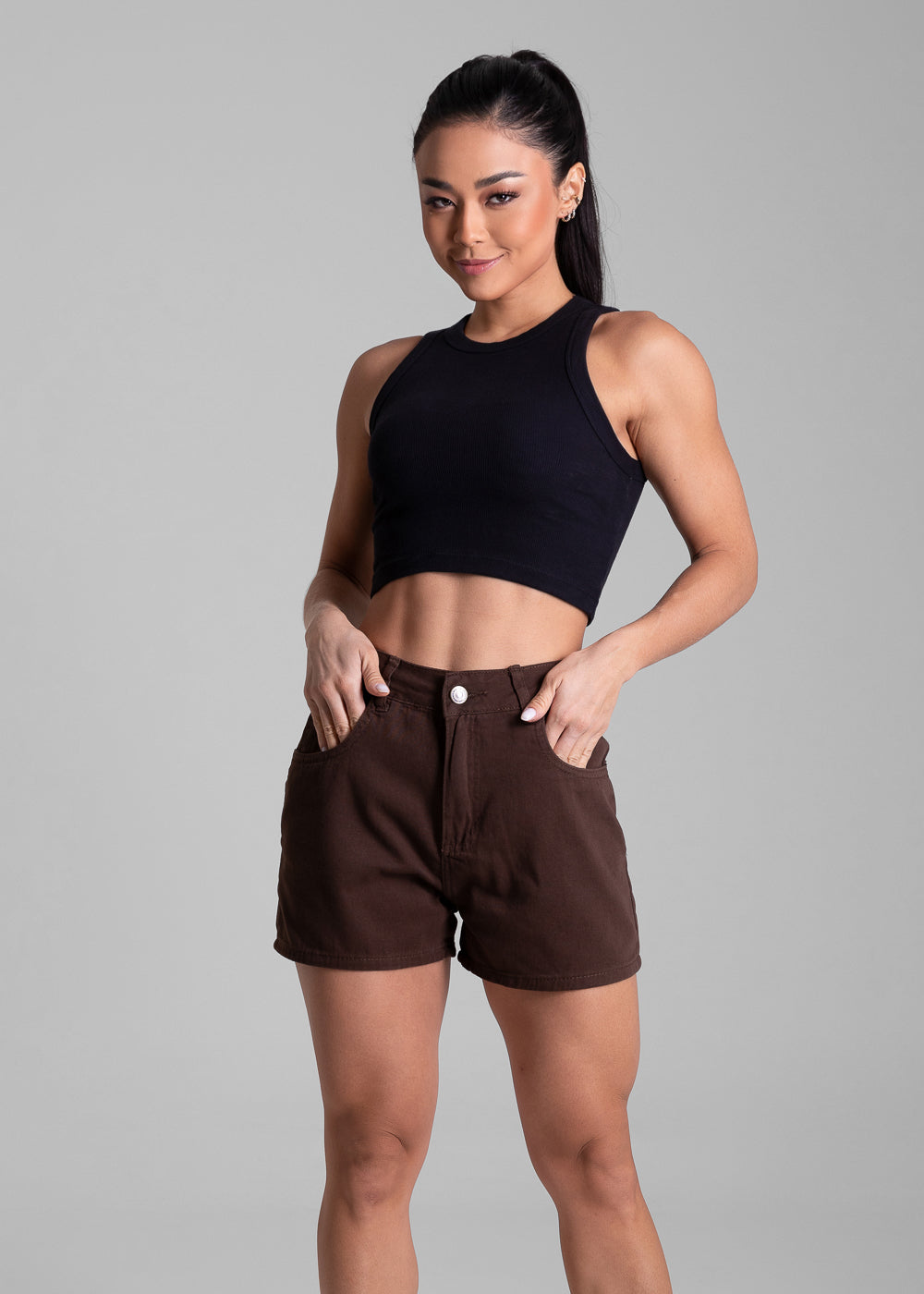 Shorts Sarja Sawary - 281836 MARROM