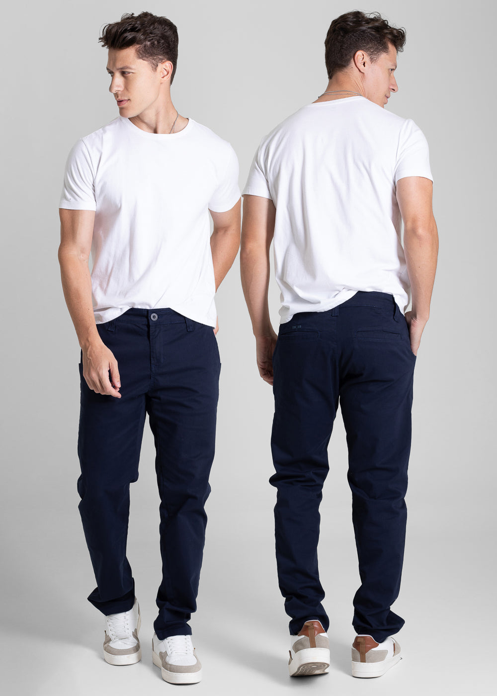 Calça Sarja Sawary Slim - 281852 AZUL