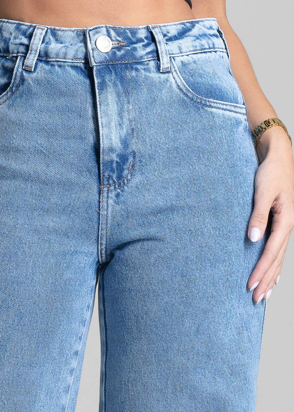 Calça Jeans Sawary Wide Leg - 281864 AZUL