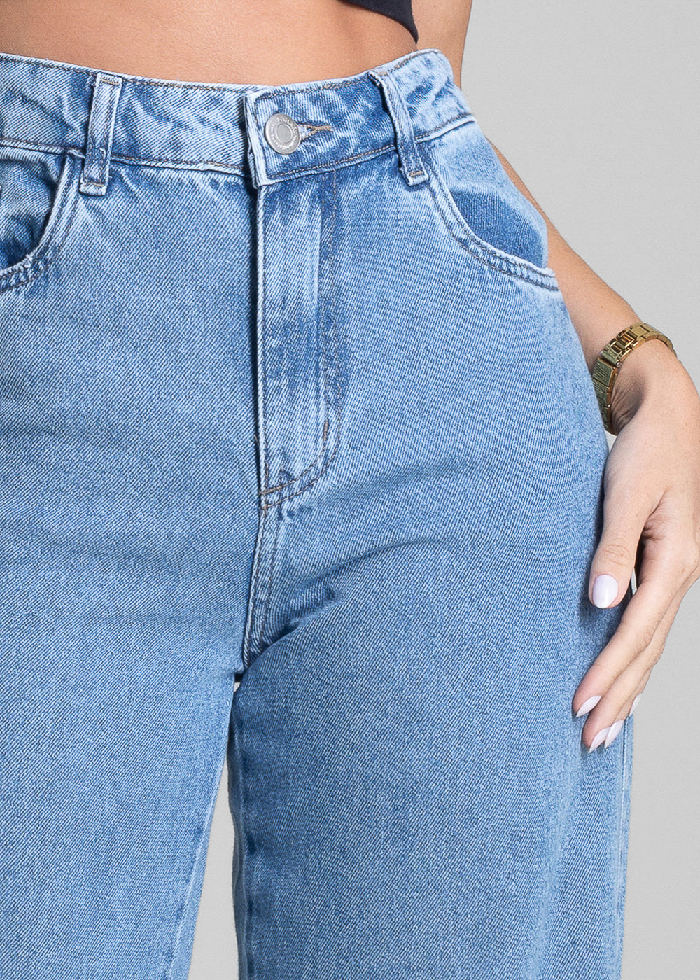 Calça Jeans Sawary Wide Leg - 281865 AZUL