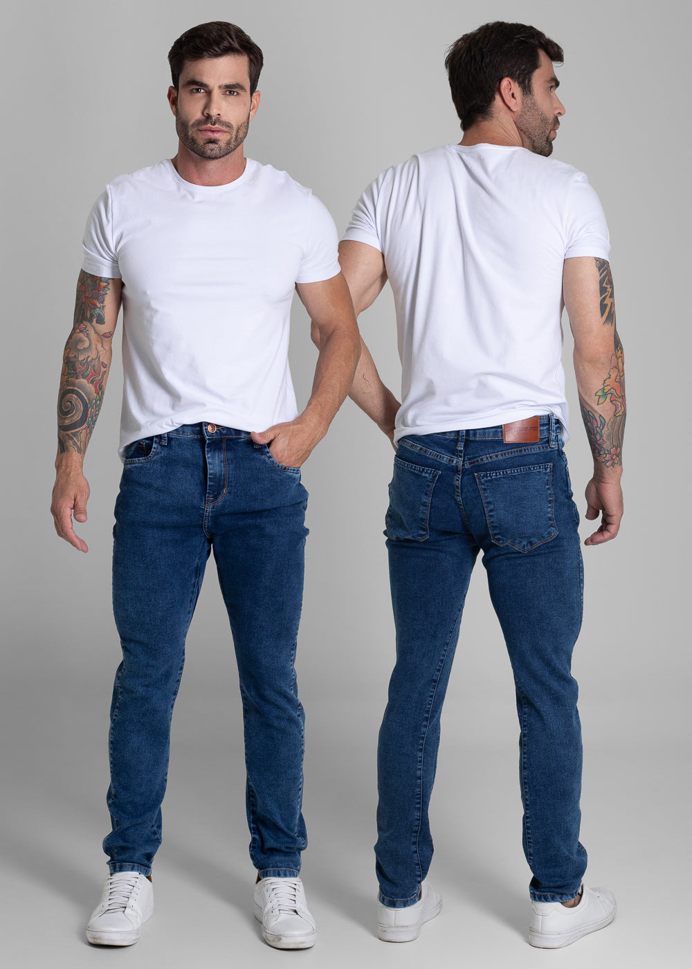 Calça Jeans Sawary Slim - 281873 AZUL