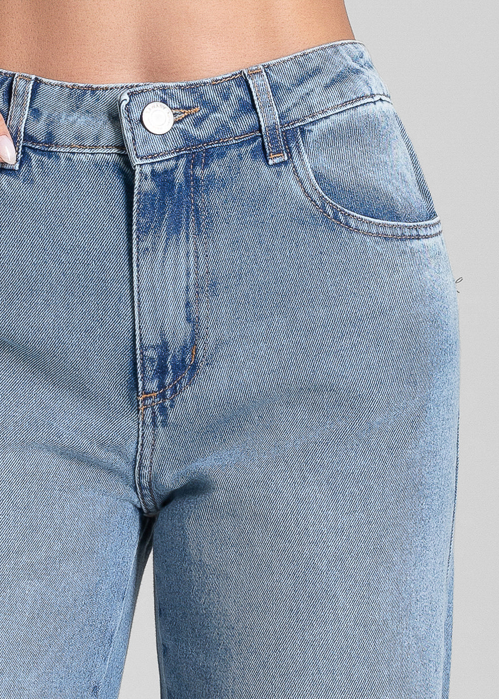 Calça Jeans Sawary Wide Leg - 281883 AZUL