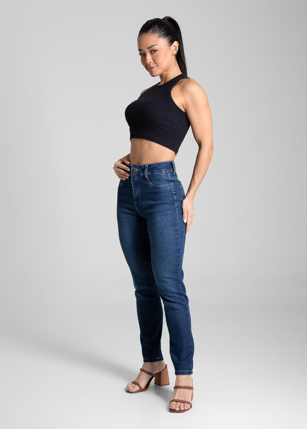 Calça Jeans Sawary Cigarrete - 281891 AZUL