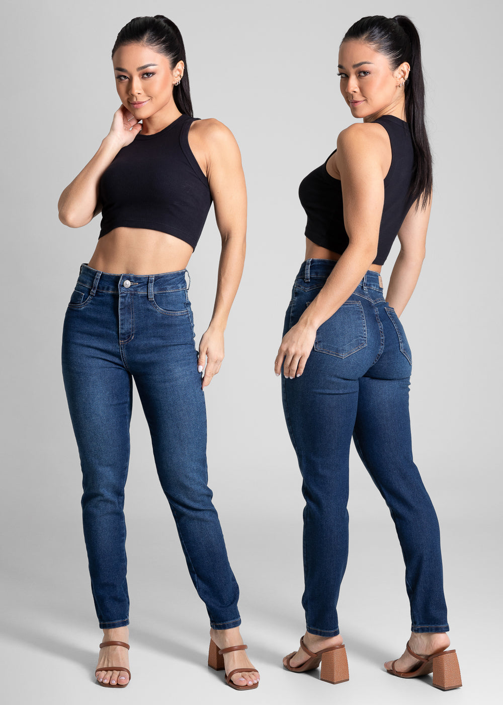Calça Jeans Sawary Cigarrete - 281891 AZUL