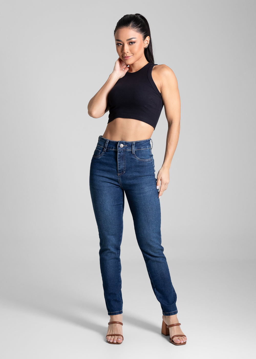 Calça Jeans Sawary Cigarrete - 281891 AZUL