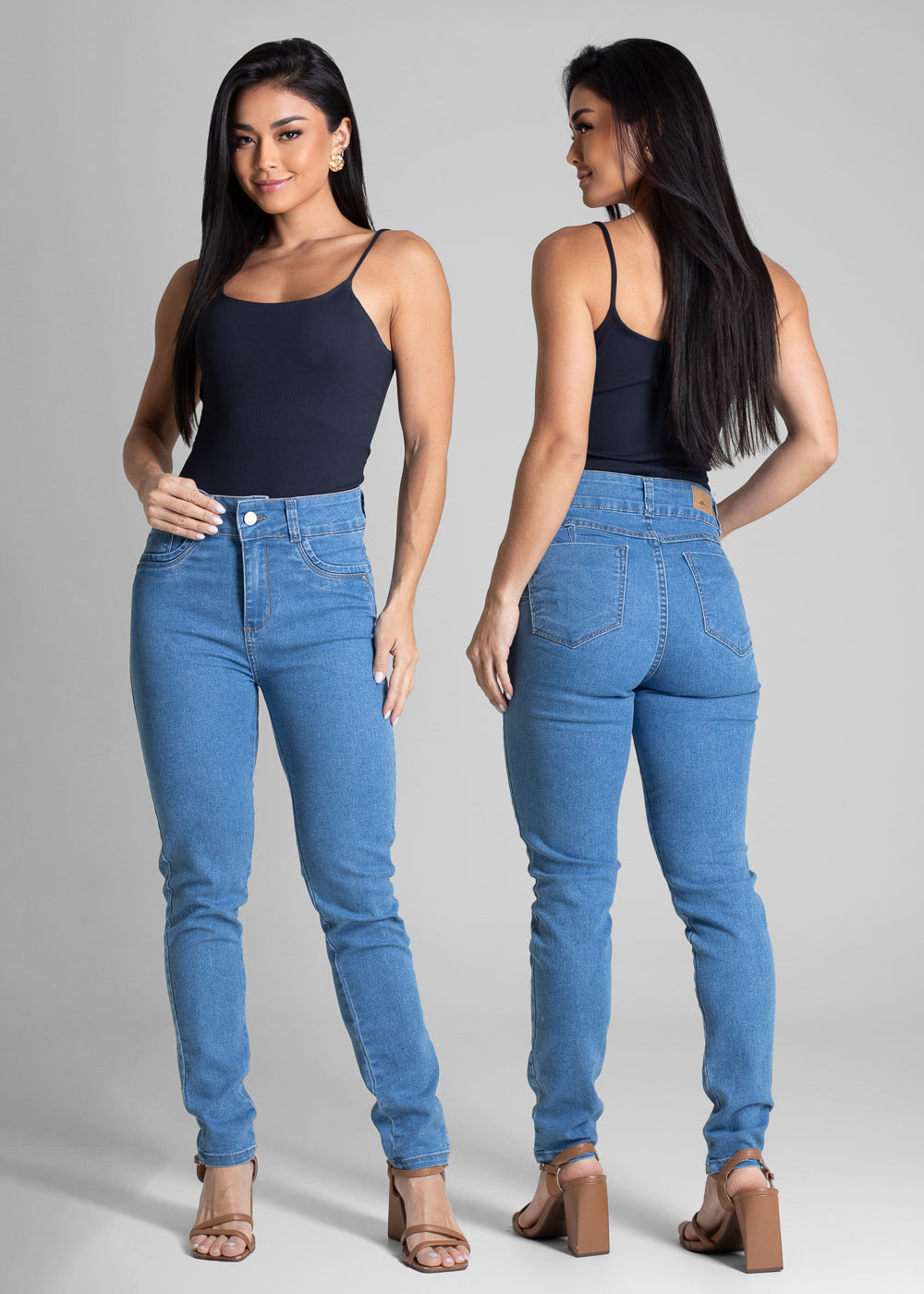 Calça Jeans Sawary Levanta Bumbum - 281892 AZUL