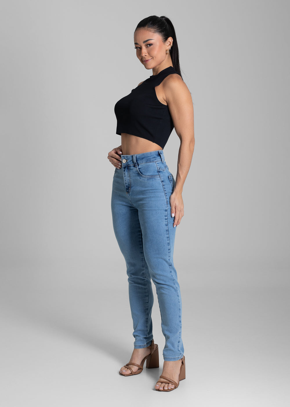 Calça Jeans Sawary Cigarrete - 281895 AZUL