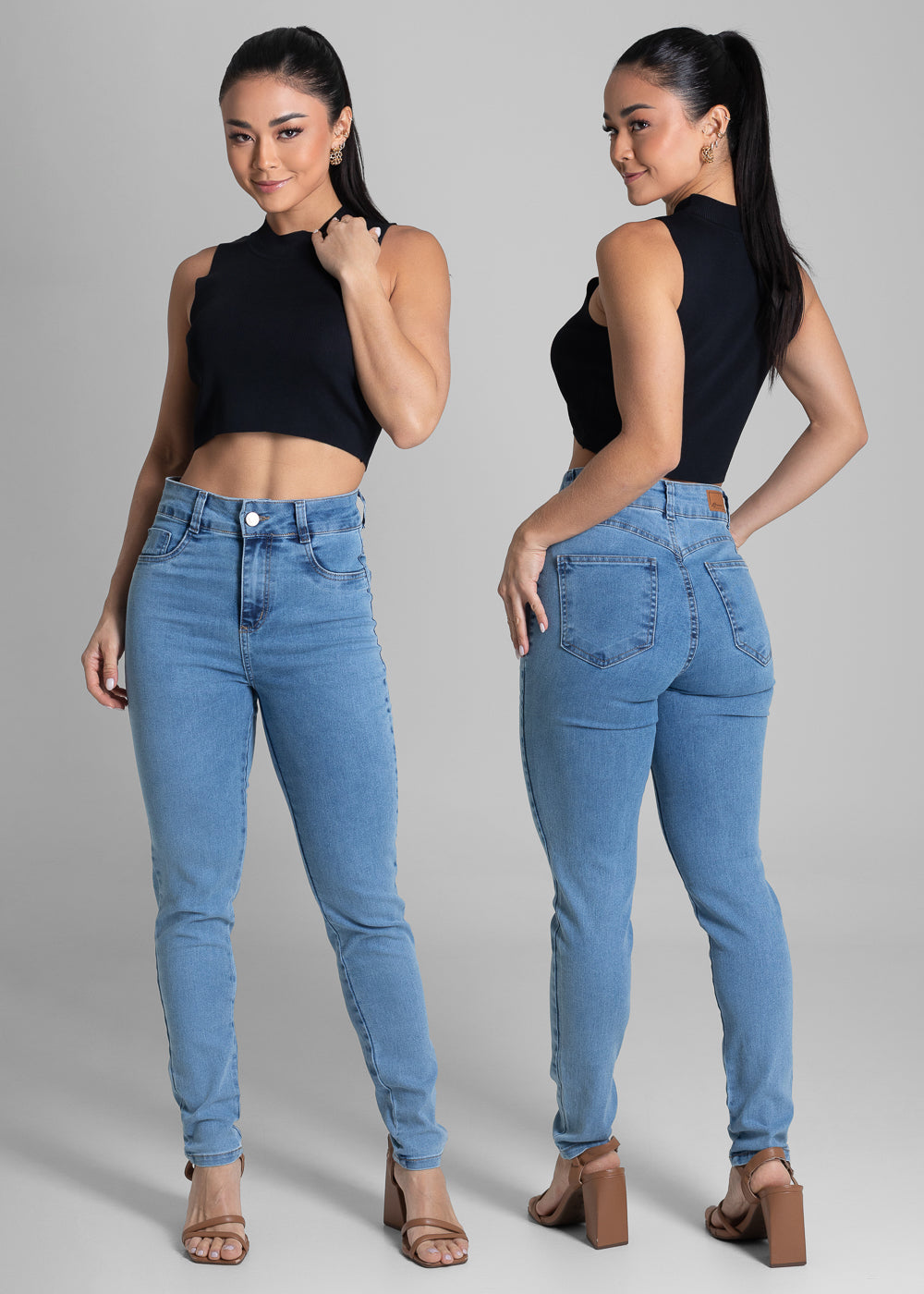 Calça Jeans Sawary Cigarrete - 281895 AZUL