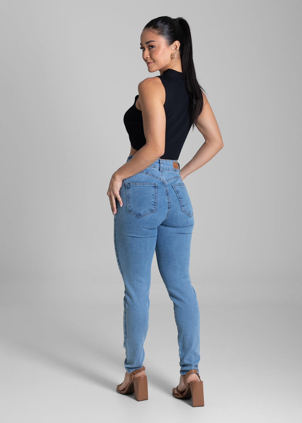 Calça Jeans Sawary Cigarrete - 281895 AZUL