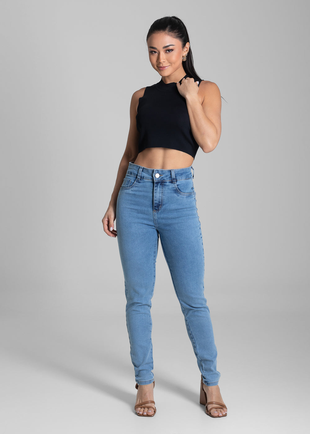 Calça Jeans Sawary Cigarrete - 281895 AZUL