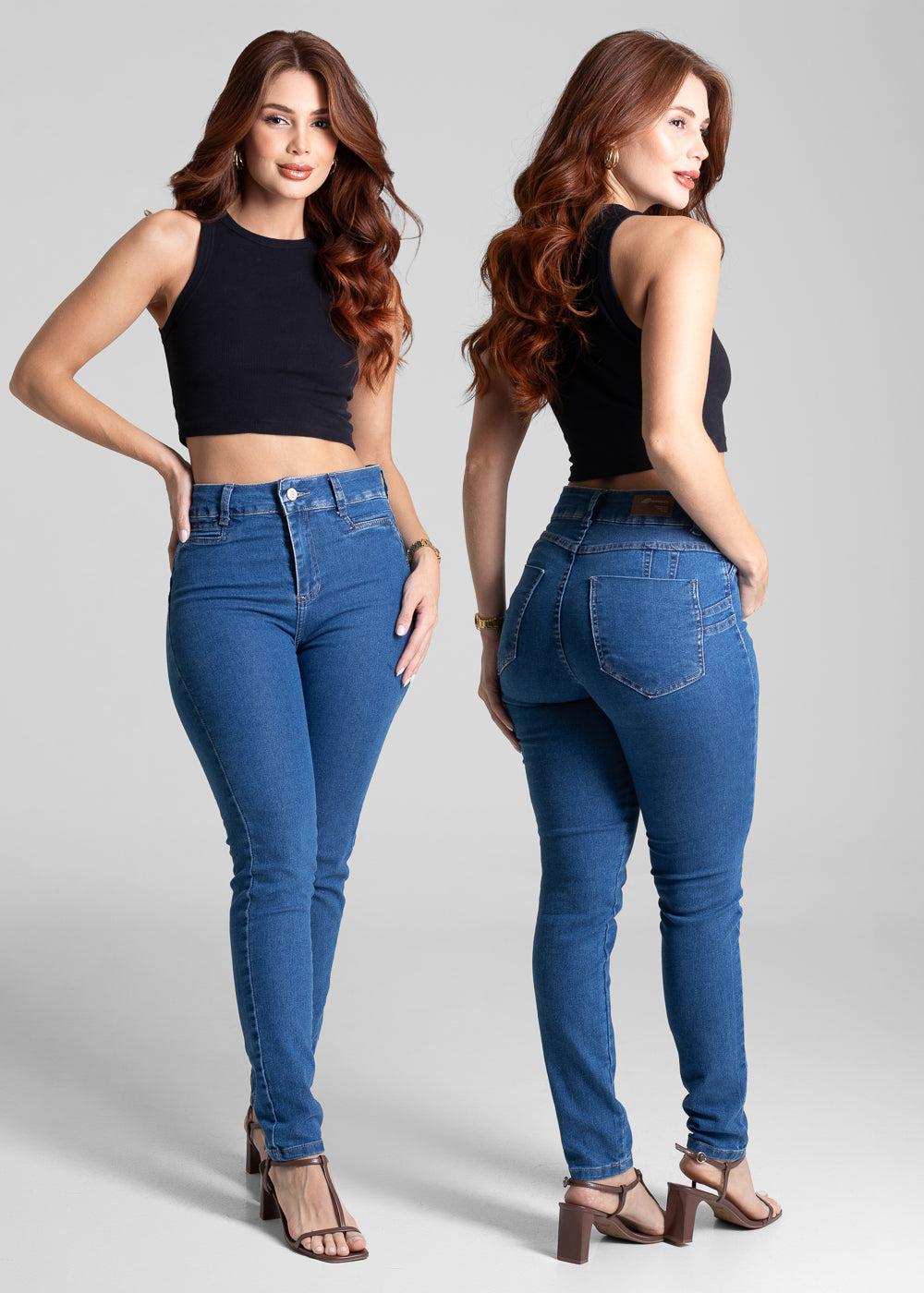 Calça Jeans Sawary Levanta Bumbum - 281898 AZUL
