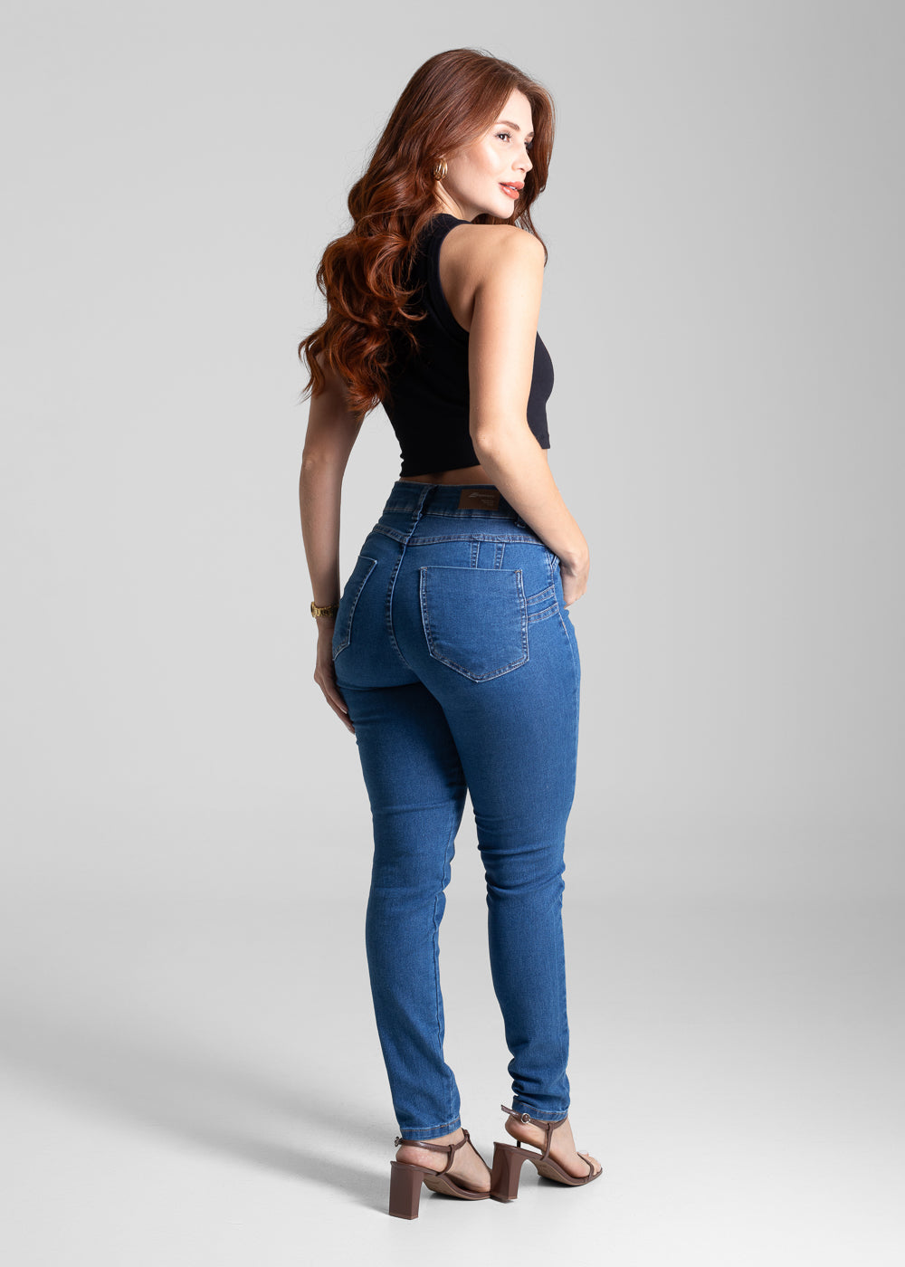 Calça Jeans Sawary Levanta Bumbum - 281898 AZUL