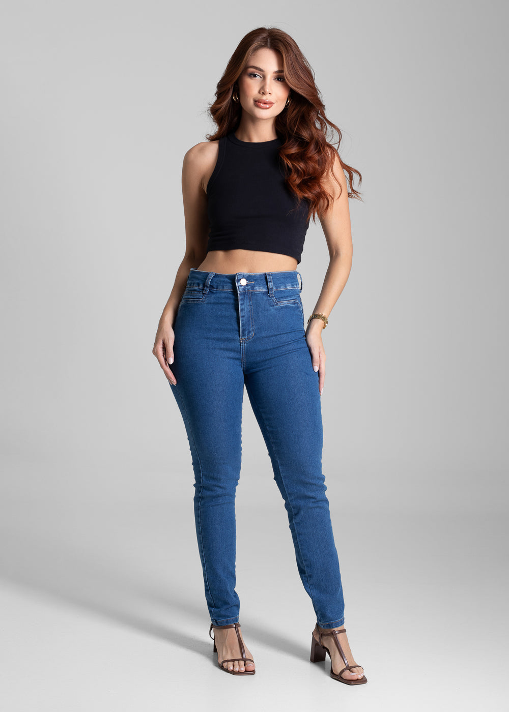 Calça Jeans Sawary Levanta Bumbum - 281898 AZUL