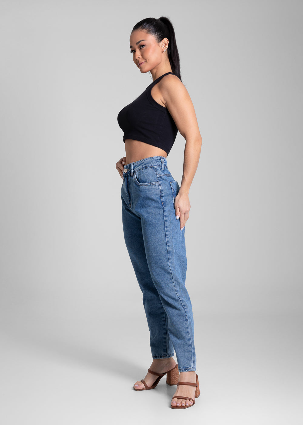 Calça Jeans Sawary Mom - 281900 AZUL
