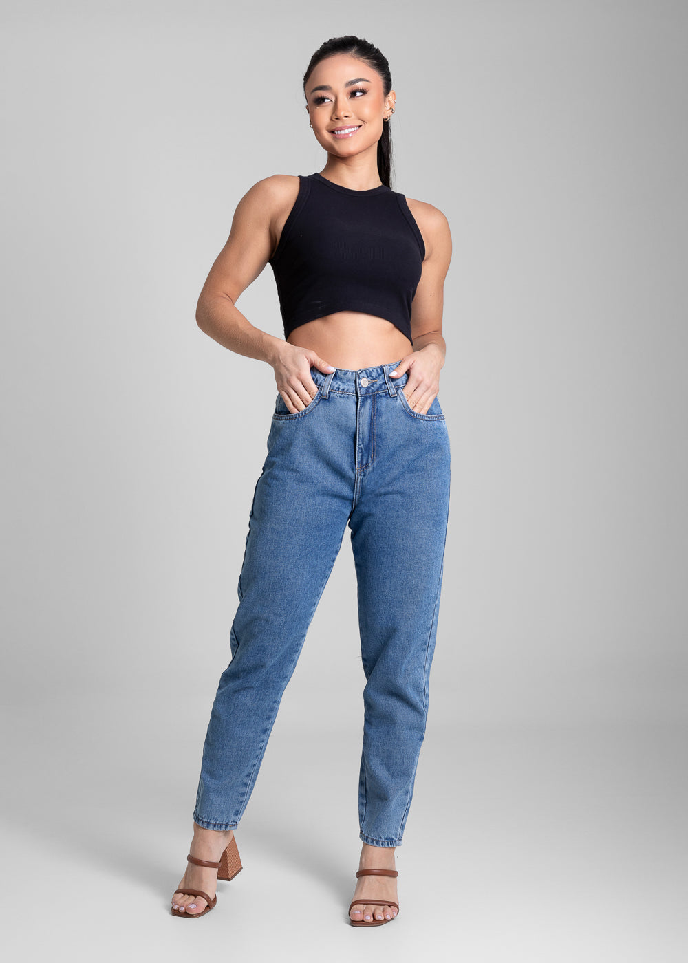 Calça Jeans Sawary Mom - 281900 AZUL