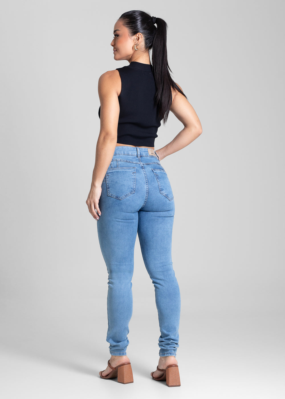 Calça Jeans Sawary Levanta Bumbum - 281909 AZUL