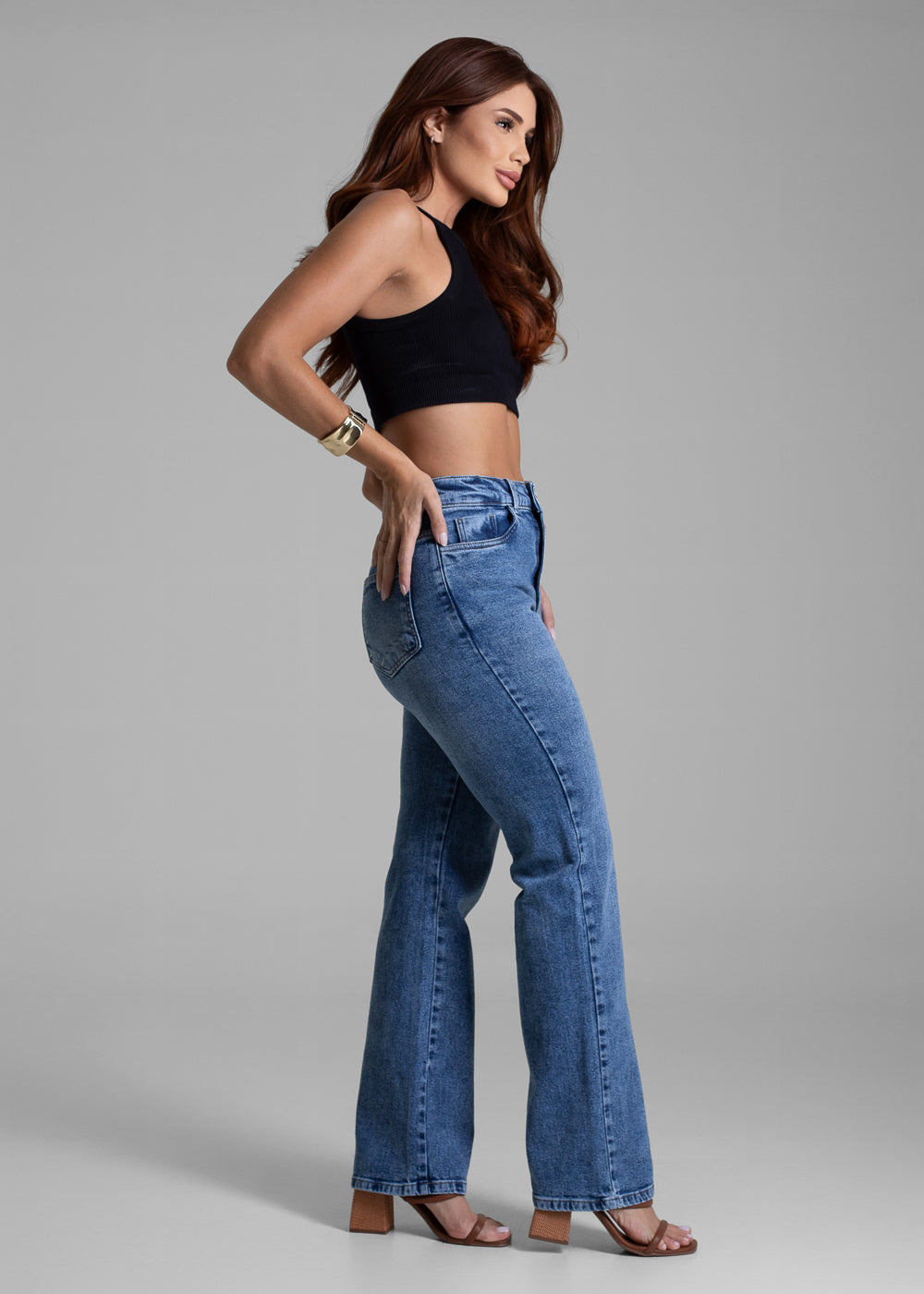 Calça Jeans Sawary Reta - 281914 AZUL