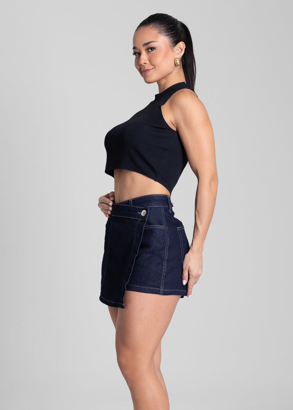 Shorts Saia Jeans Sawary - 281934 AZUL