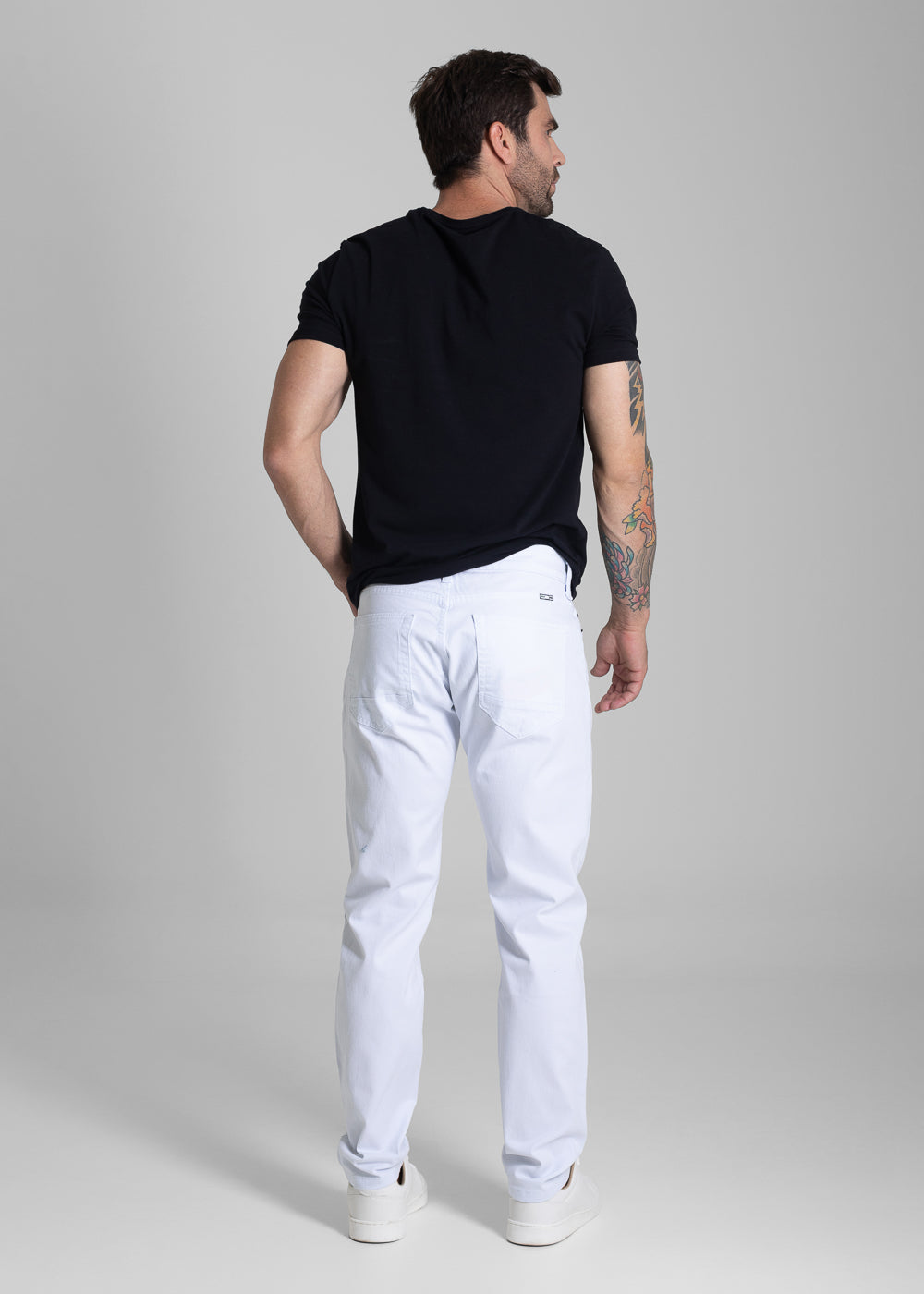 Calça Sarja Sawary Slim - 281944 BRANCO