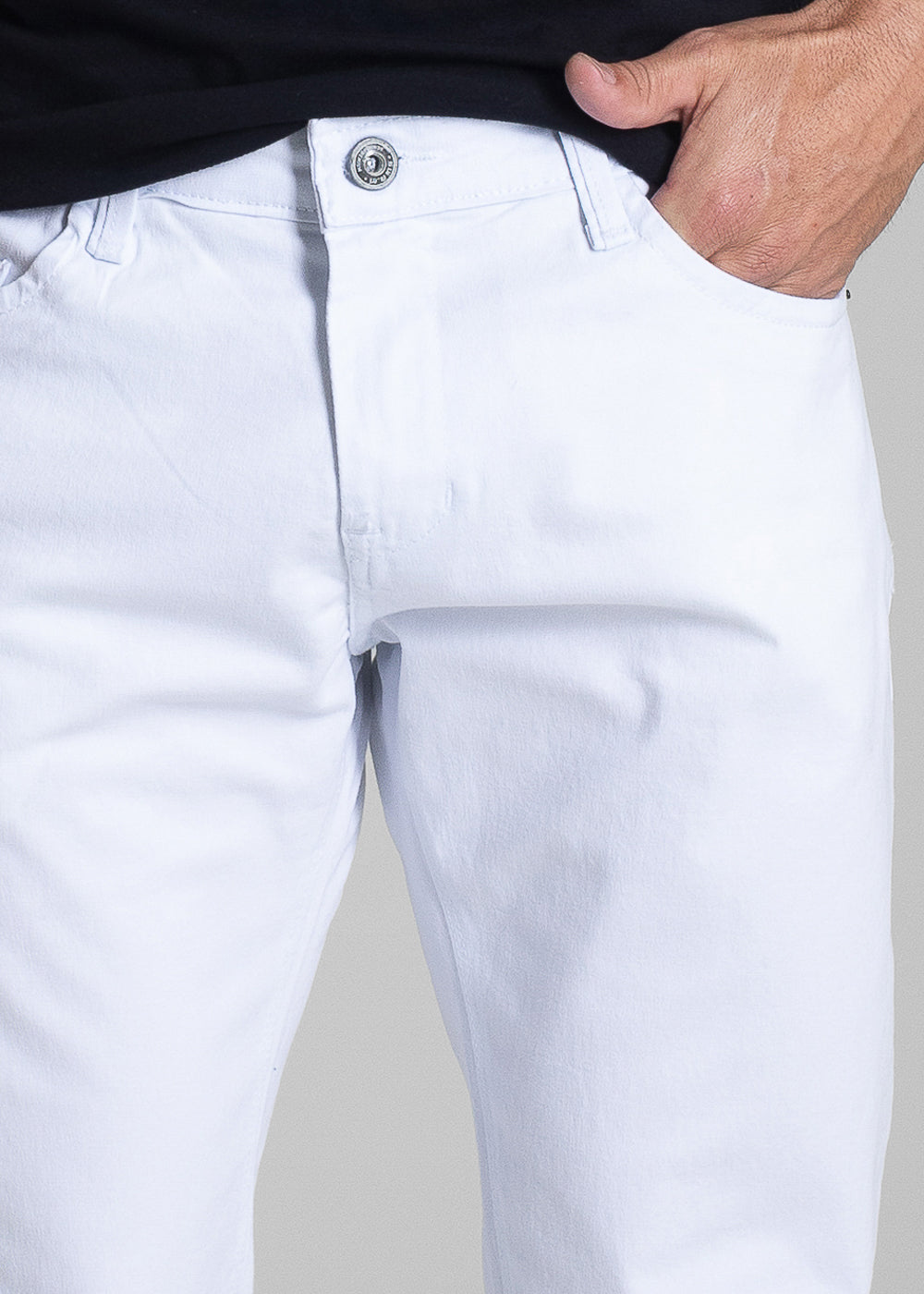 Calça Sarja Sawary Slim - 281944 BRANCO