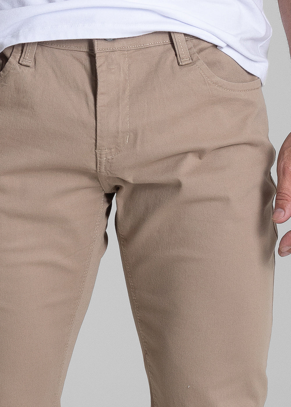 Calça Sarja Sawary Slim - 281945 BEGE