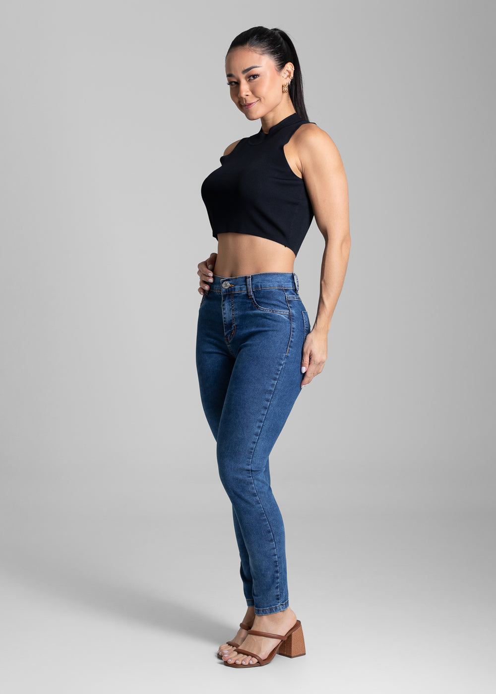 Calça Jeans Sawary Cigarrete - 281955 AZUL