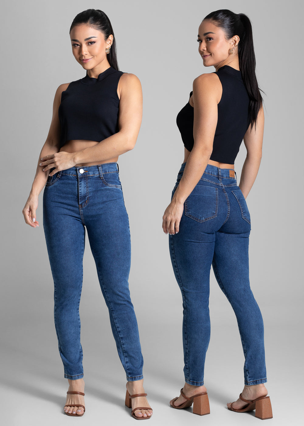 Calça Jeans Sawary Cigarrete - 281955 AZUL
