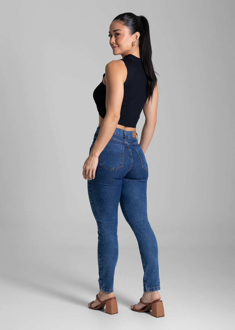 Calça Jeans Sawary Cigarrete - 281955 AZUL