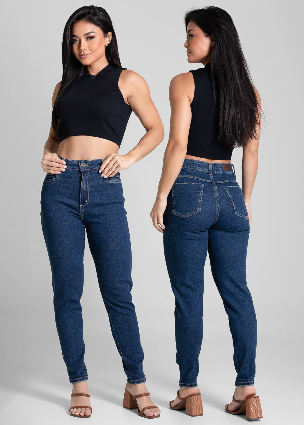 Calça Jeans Sawary Mom - 281957 AZUL