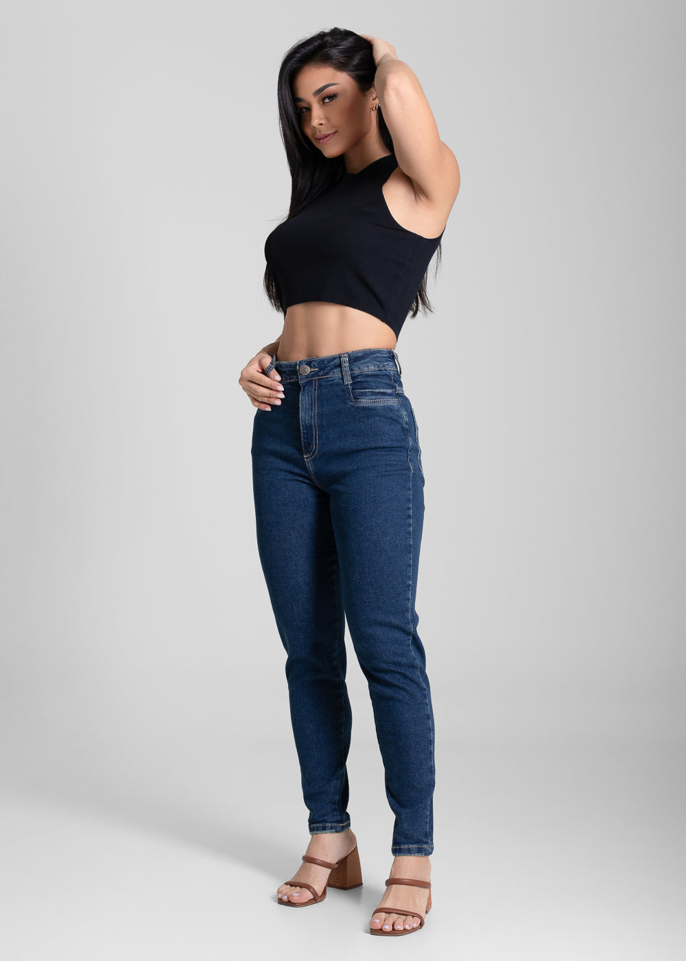 Calça Jeans Sawary Mom - 281957 AZUL
