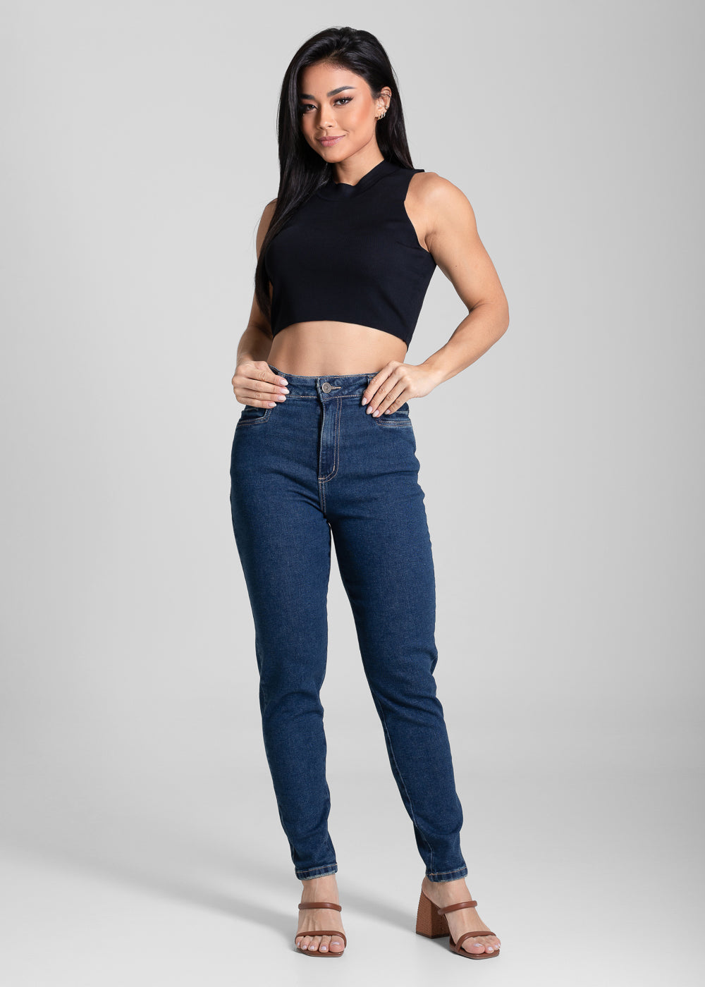Calça Jeans Sawary Mom - 281957 AZUL