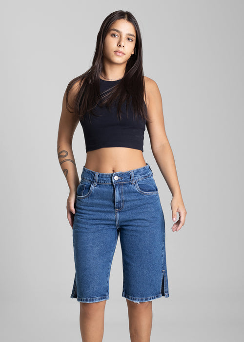 Bermuda Jeans Sawary - 281961 AZUL